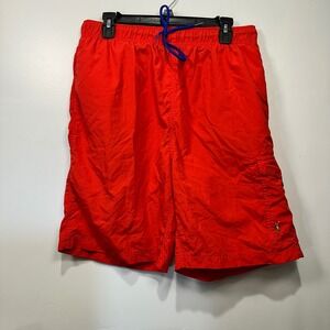 Polo Ralph Lauren Red Swim Trunks Shorts Flesh Pony‎ Logo Swimwear